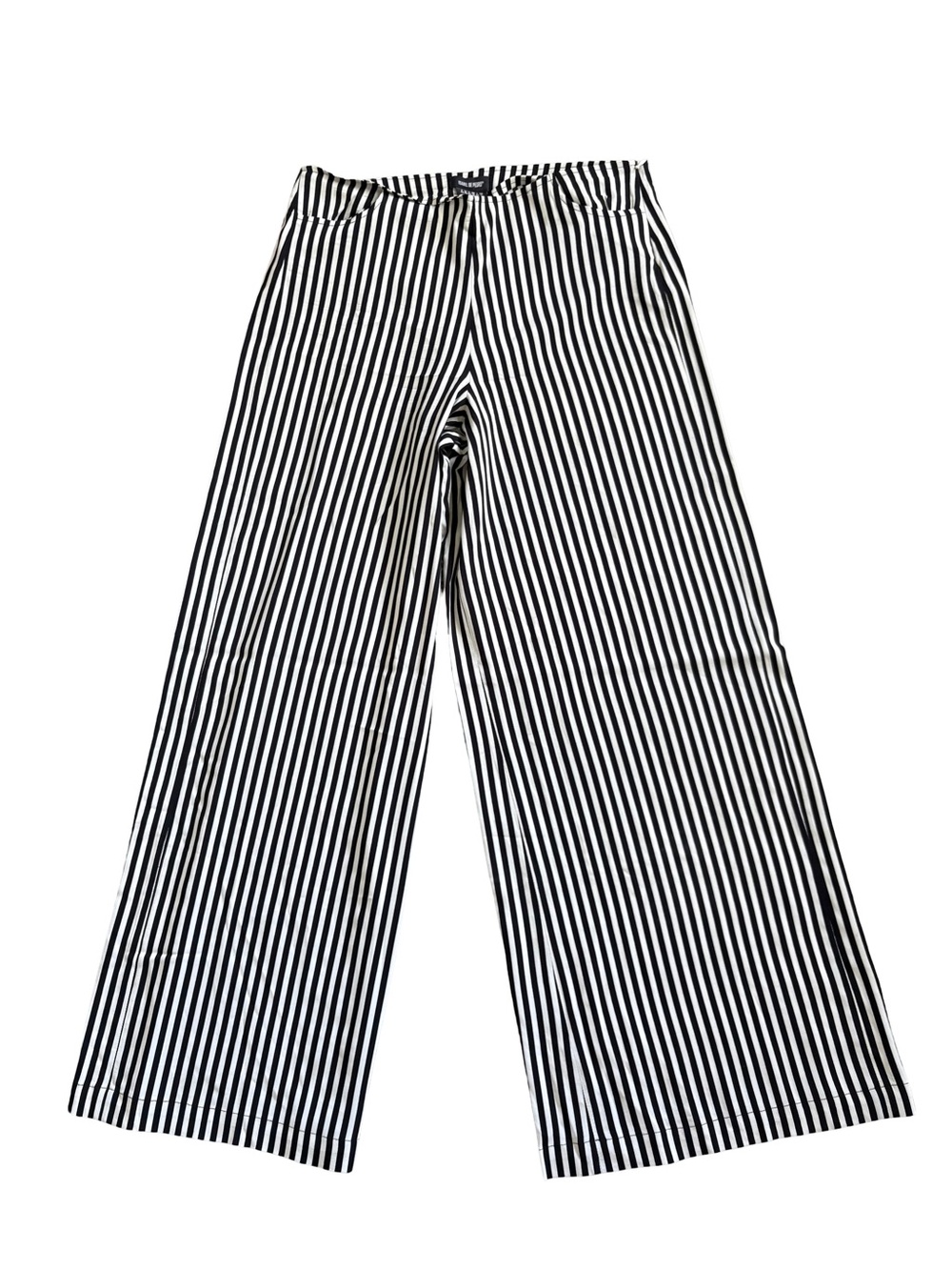 Isabel de Pedro Striped Wide Leg Pants Size 10